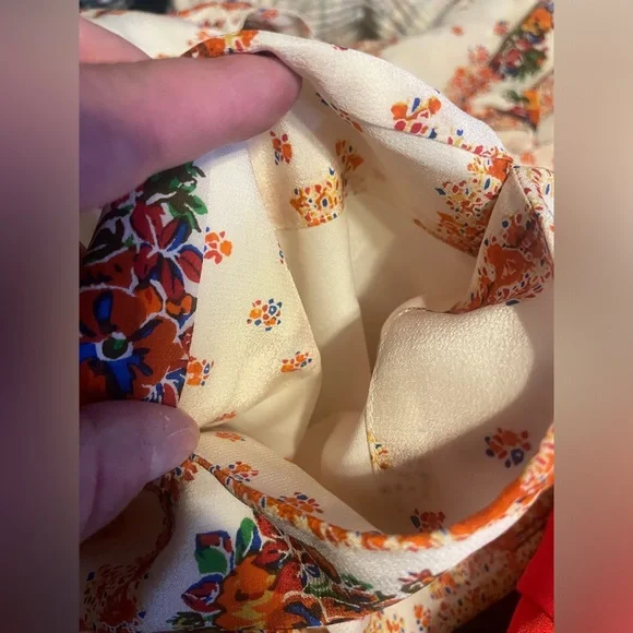 Madewell Floral Silk Sundress 2 Preppy Cottage Travel Vacation Quiet Luxury Fall - Picture 6 of 7